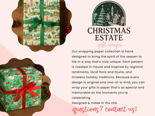 Tropical Beach Christmas Wrapping Paper