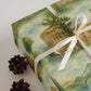 Italy Wrapping Paper featuring hand-painted illustrations of the Colosseum and Mediterranean scenery.