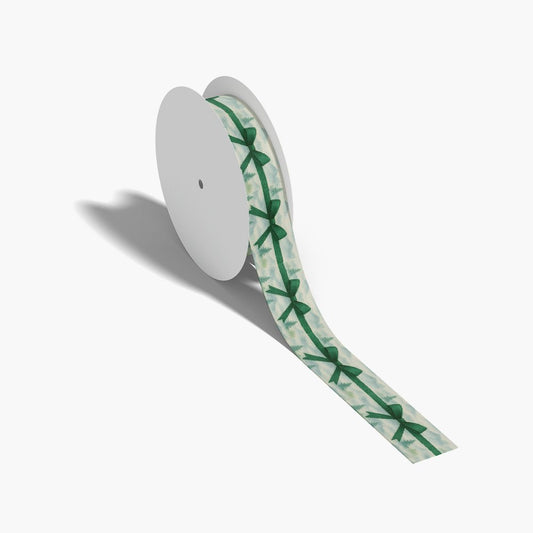 Green Ribbon Forest Grosgrain Ribbon