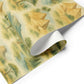 Africa Wrapping Paper featuring pyramids and scenic landscapes in warm golds and greens.